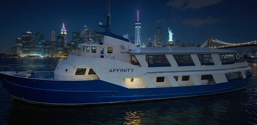 Exterior Affinity Boat Rental At Night 