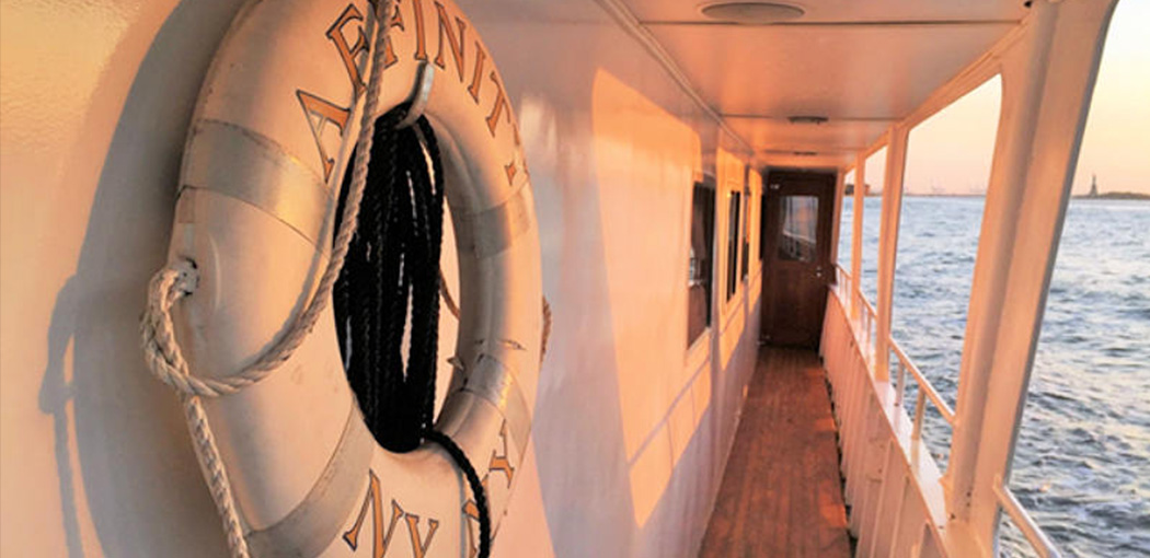 Exterior Affinity Boat Lifesaver Hanging with the Sunset 